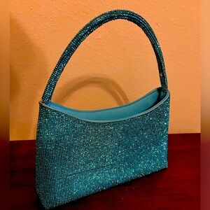 Forever 21 Rhinestone Satin Bag